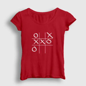 Tic Tac Toe Kadın Tişört kırmızı