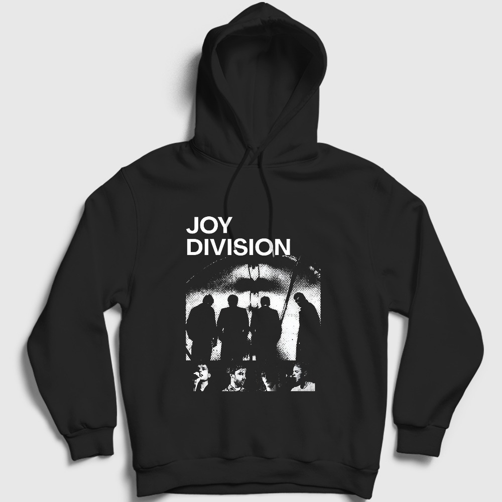 Tunnel Rock Joy Division Kapşonlu Sweatshirt Siyah