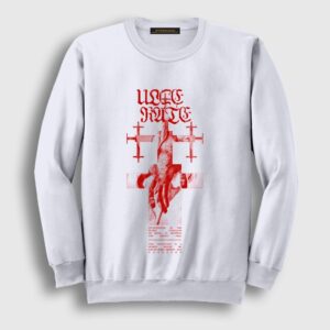 Unbroken Metal Ulcerate Sweatshirt Beyaz