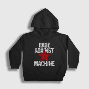 Vintage Rock Rage Against The Machine Çocuk Kapşonlu Sweatshirt Siyah