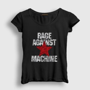 Vintage Rock Rage Against The Machine Kadın Tişört Siyah
