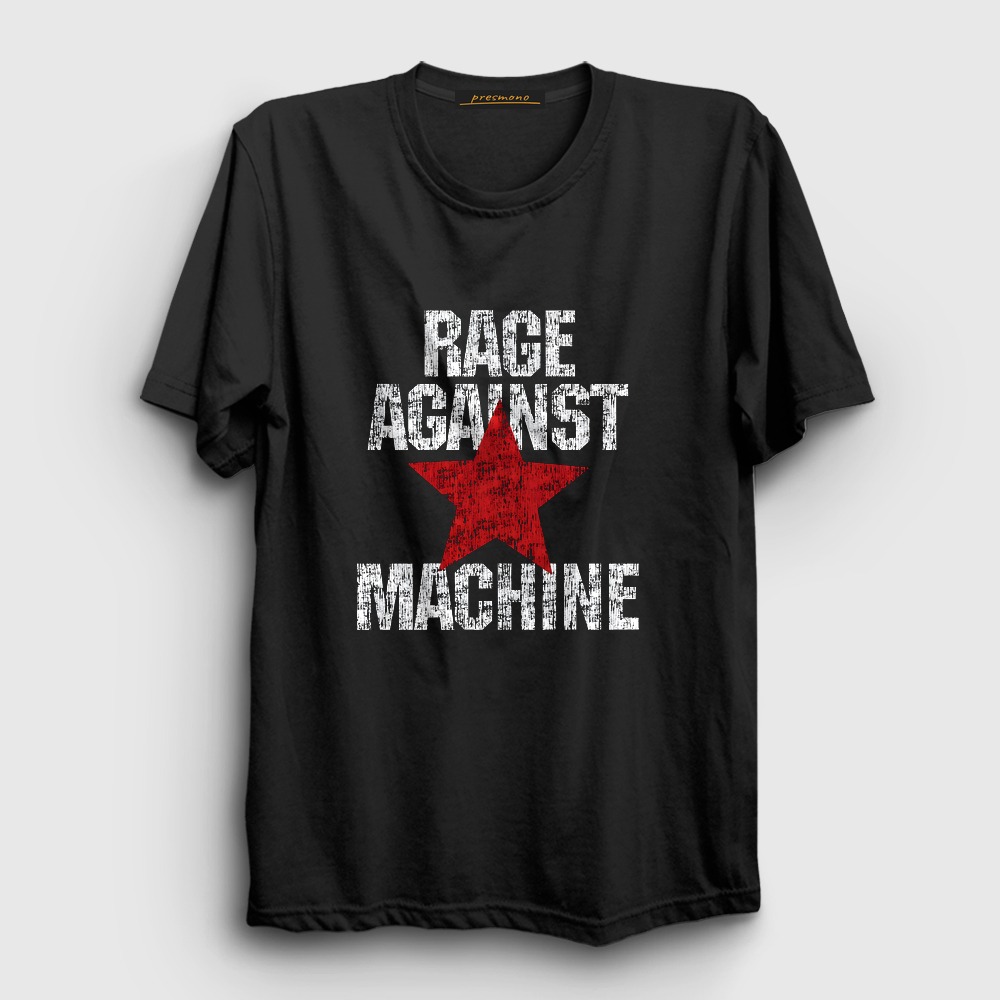 Vintage Rock Rage Against The Machine Tişört Siyah