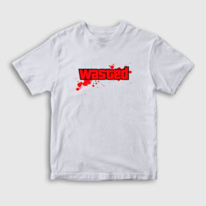 Wasted Çocuk Tişört beyaz