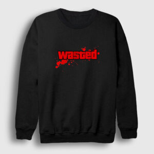 Wasted Sweatshirt siyah