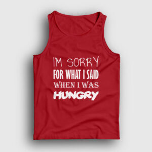 When I Was Hungry Atlet kırmızı