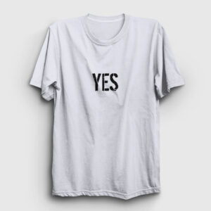 Yes Tişört beyaz
