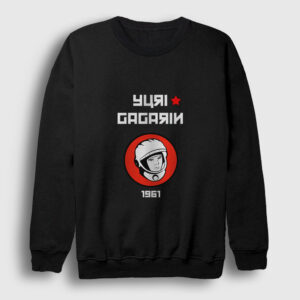 Yuri Gagarin Sweatshirt siyah